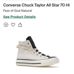 Converse x Fear of God Natural